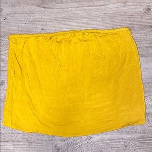 Yellow tube top